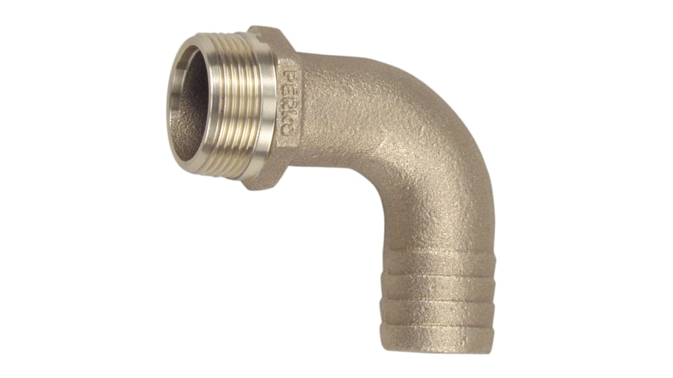 Perko Pipe to Hose Adapter 90 degree Bronze MADE IN THE USA 2" 39143