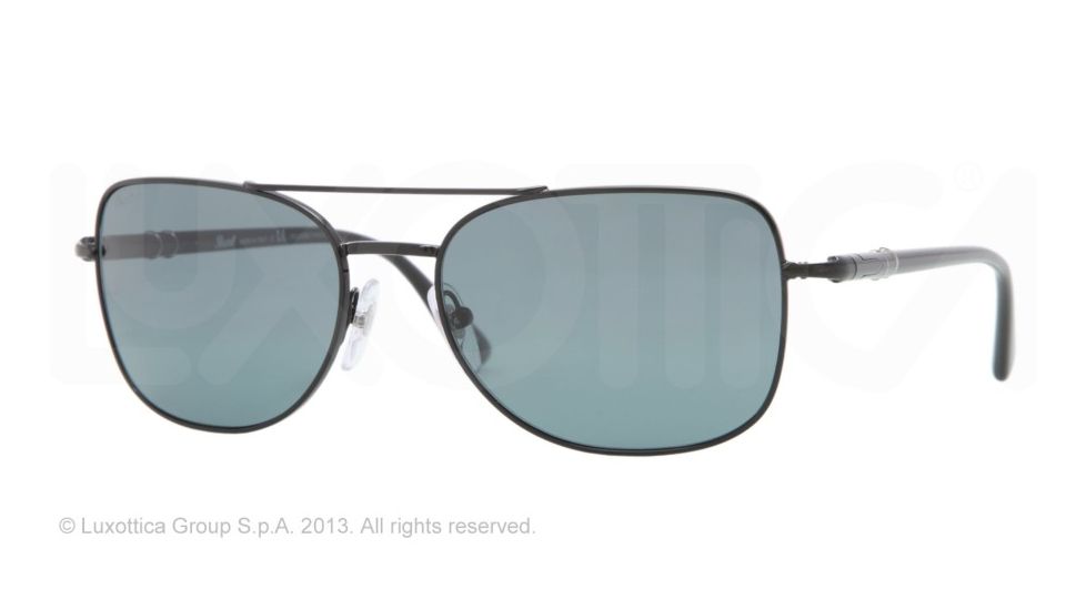 Persol PO2420S Progressive Prescription Sunglasses PO2420S-522-4N-58 - Lens Diameter 58 mm, Lens Diameter 58 mm, Frame Color Shiny Black