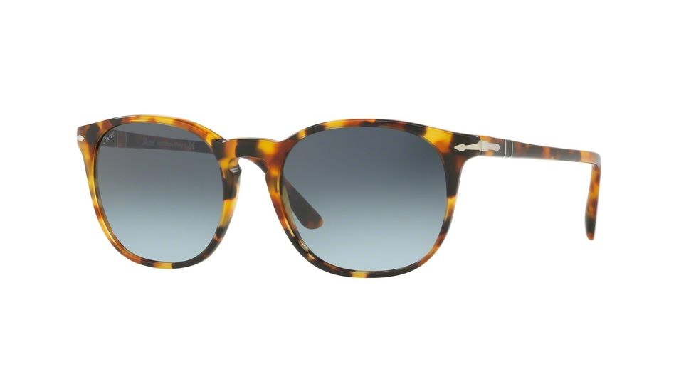 Persol PO3007S Single Vision Prescription Sunglasses PO3007S-105286-53 - Lens Diameter 53 mm, Frame Color Madreterra