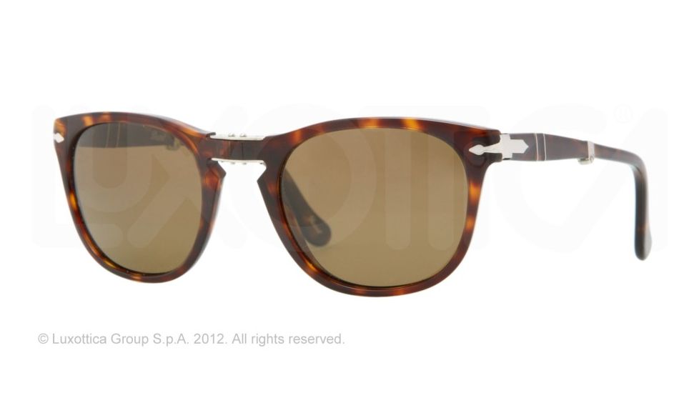Persol PO3028S Prescription Sunglasses PO3028S-24-57-52 - Lens Diameter 52 mm, Frame Color Havana