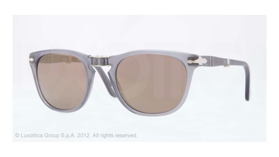 Persol PO3028S Prescription Sunglasses PO3028S-988-O3-52 - Lens Diameter 52 mm, Frame Color Grey