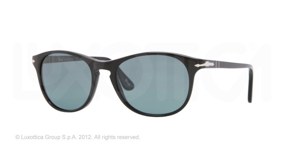 Persol PO3042S Progressive Prescription Sunglasses PO3042S-95-4N-54 - Lens Diameter 54 mm, Frame Color Black