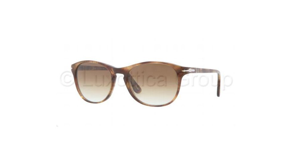Persol PO3042S Progressive Prescription Sunglasses PO3042S-979-51-5117 - Lens Diameter 51 mm, Frame Color Striped Beige