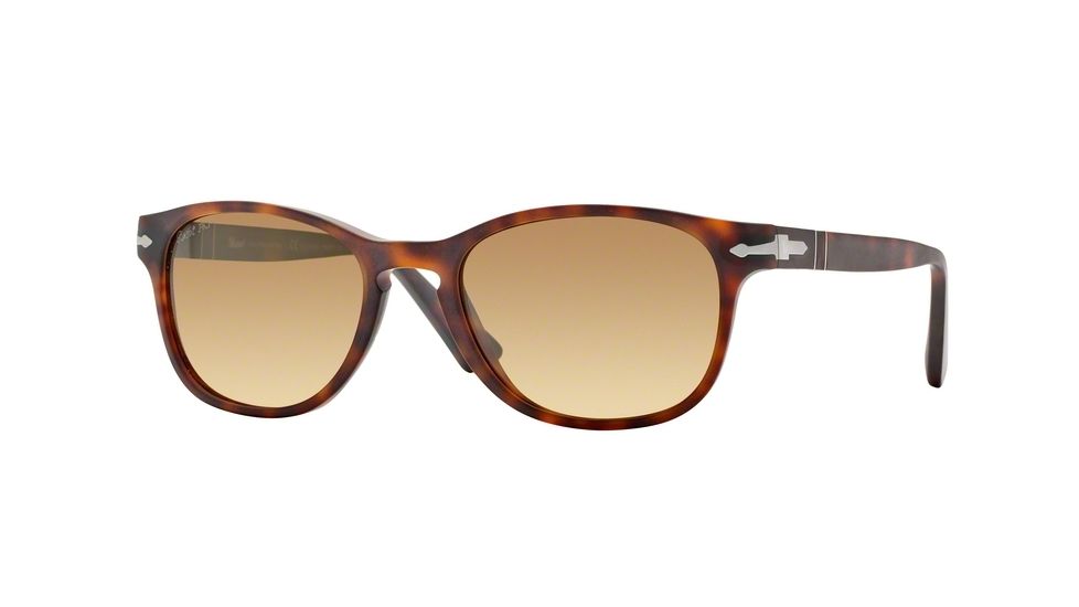Persol PO3086S Bifocal Prescription Sunglasses PO3086S-900181-53 - Lens Diameter 53 mm, Frame Color Matte Havana