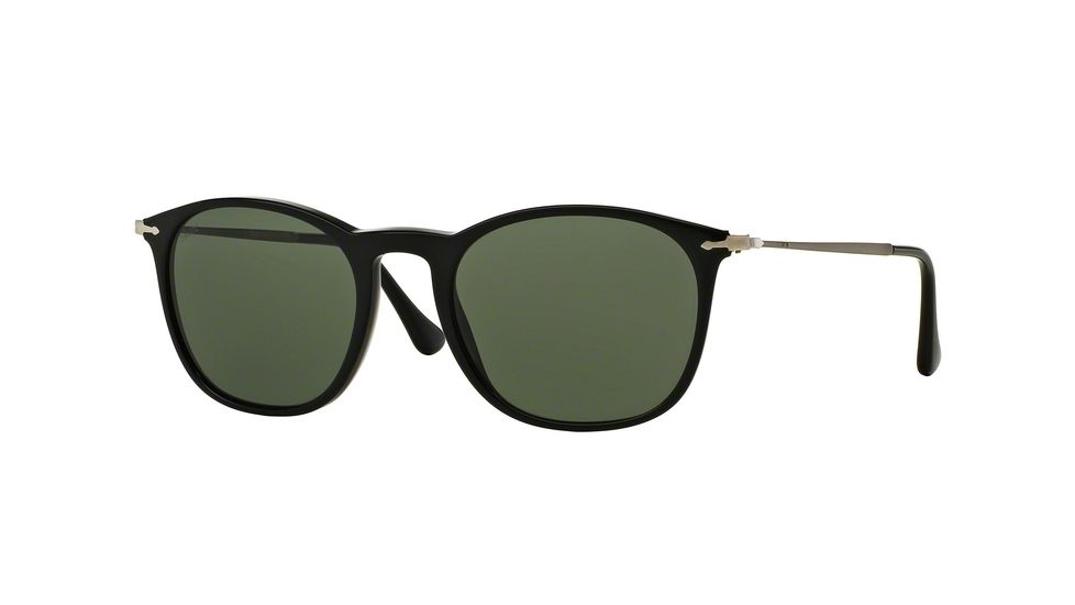 Persol PO3124S Progressive Prescription Sunglasses PO3124S-95-31-50 - Lens Diameter 50 mm, Frame Color Black