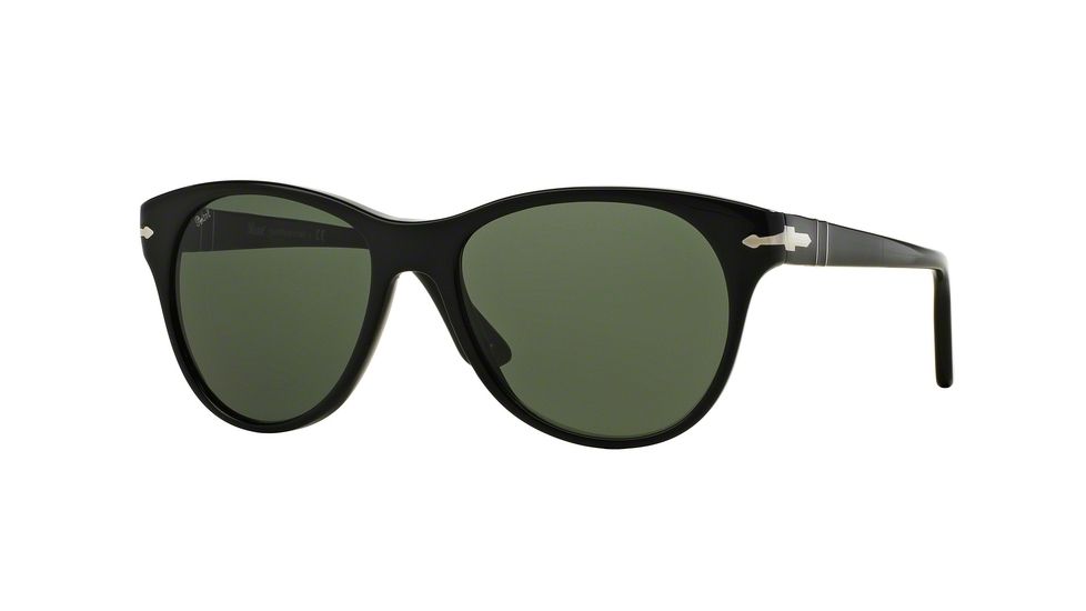 Persol PO3134S Progressive Prescription Sunglasses PO3134S-95-31-51 - Lens Diameter 51 mm, Frame Color Black