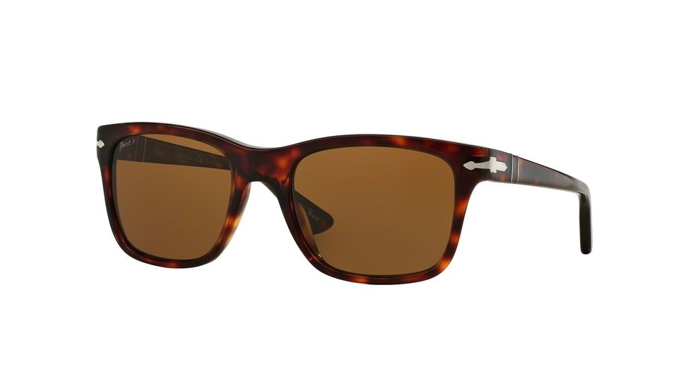 Persol PO3135S Progressive Prescription Sunglasses PO3135S-24-57-52 - Lens Diameter 52 mm, Frame Color Havana