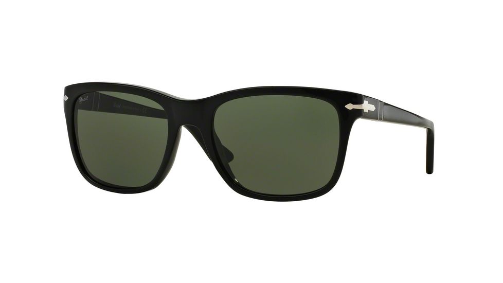 Persol PO3135S Progressive Prescription Sunglasses PO3135S-95-31-52 - Lens Diameter 52 mm, Frame Color Black