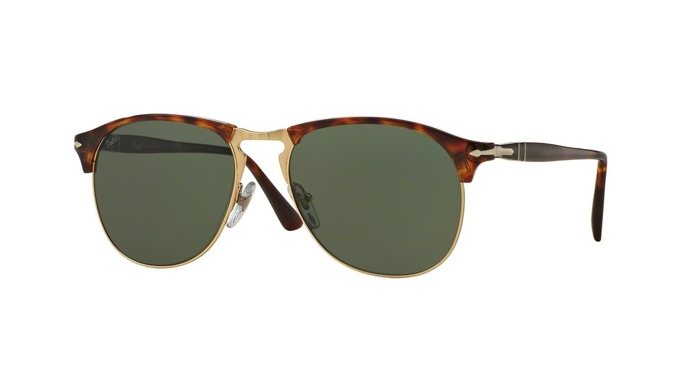 Persol PO8649S Bifocal Prescription Sunglasses PO8649S-24-31-53 - Lens Diameter 53 mm, Frame Color Havana