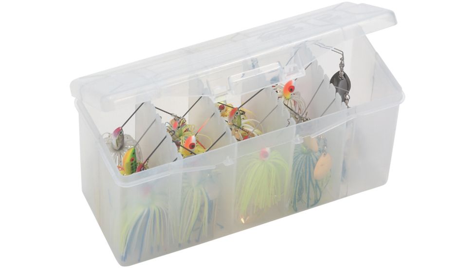 Plano Spinner Bait with Removable Racks - Clear 350400