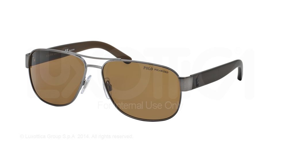 Polo PH3089 Bifocal Prescription Sunglasses PH3089-905083-60 - Lens Diameter 60 mm, Frame Color Matte Gunmetal