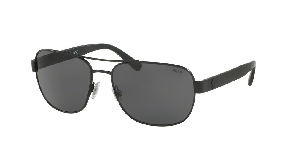 Polo PH3101 Single Vision Prescription Sunglasses PH3101-903887-60 - Lens Diameter 60 mm, Frame Color Matte Black