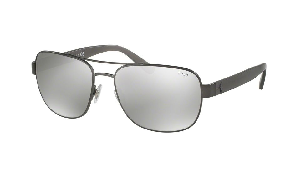 Polo PH3101 Single Vision Prescription Sunglasses PH3101-91576G-60 - Lens Diameter 60 mm, Frame Color Matte Dark Gunmetal