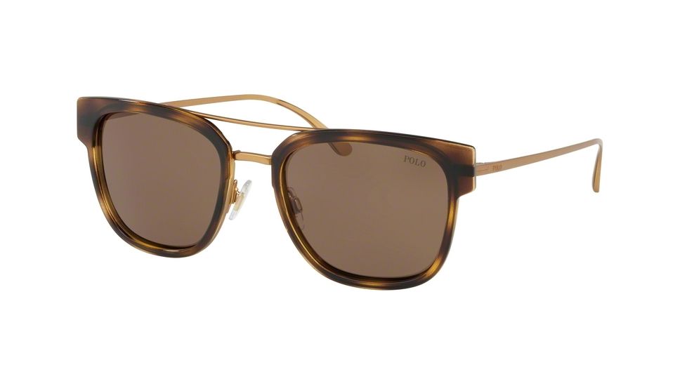 Polo PH3117 Progressive Prescription Sunglasses, 54mm, Dark Havana, PH3117-932473-54-PRO