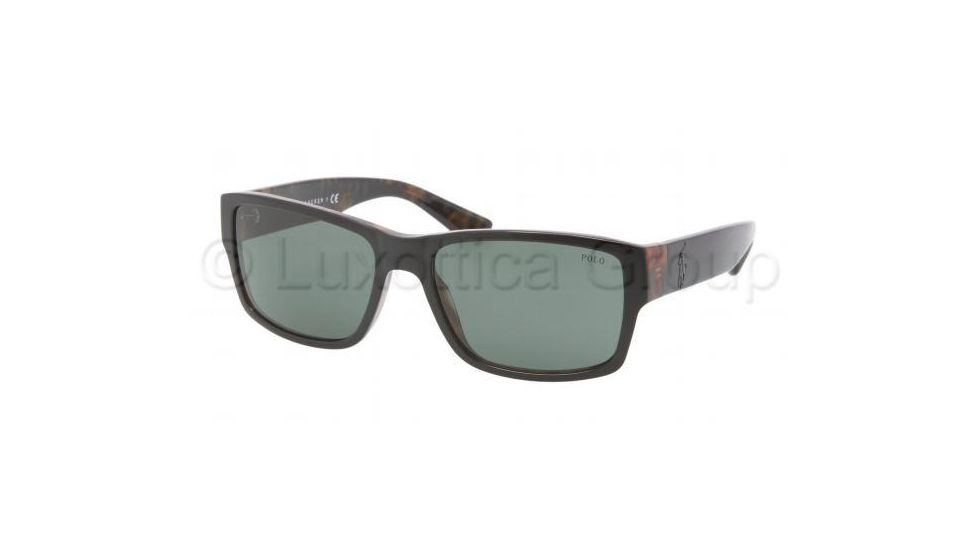 Polo PH4061 Single Vision Prescription Sunglasses PH4061-526071-5717 - Lens Diameter 57 mm, Frame Color Top Black / Havana