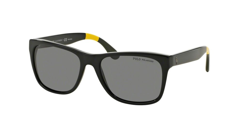Polo PH4106 Bifocal Prescription Sunglasses PH4106-556781-57 - Lens Diameter 57 mm, Frame Color Shiny Black