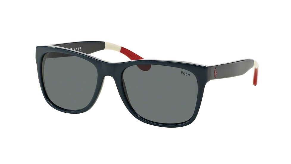 Polo PH4106 Bifocal Prescription Sunglasses PH4106-556987-57 - Lens Diameter 57 mm, Frame Color Shiny Navy Blue