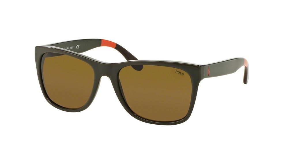Polo PH4106 Bifocal Prescription Sunglasses PH4106-557073-57 - Lens Diameter 57 mm, Frame Color Shiny Olive Green