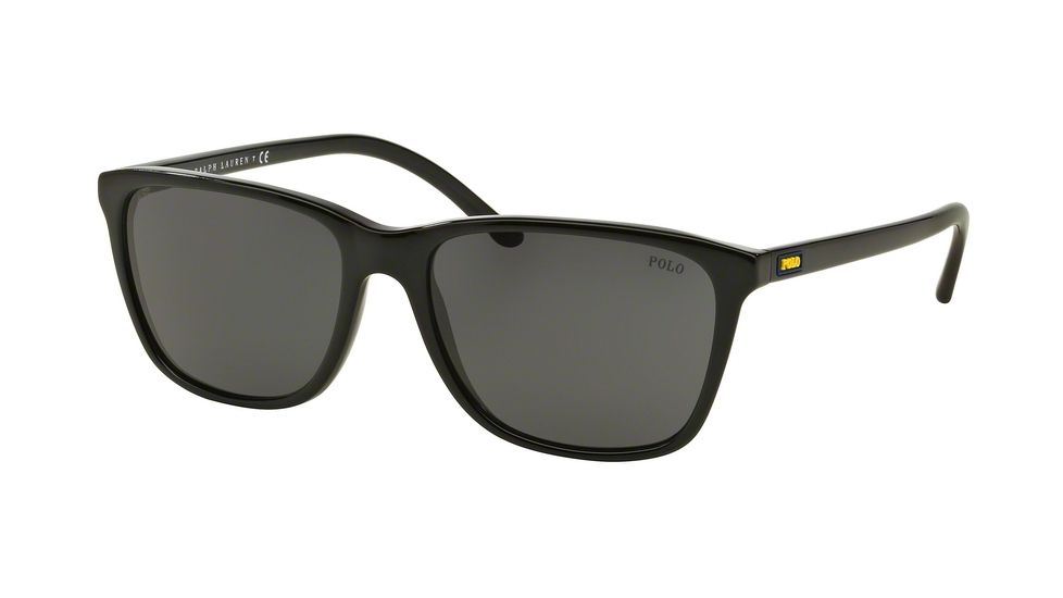 Polo PH4108 Progressive Prescription Sunglasses PH4108-500187-57 - Lens Diameter 57 mm, Frame Color Shiny Black