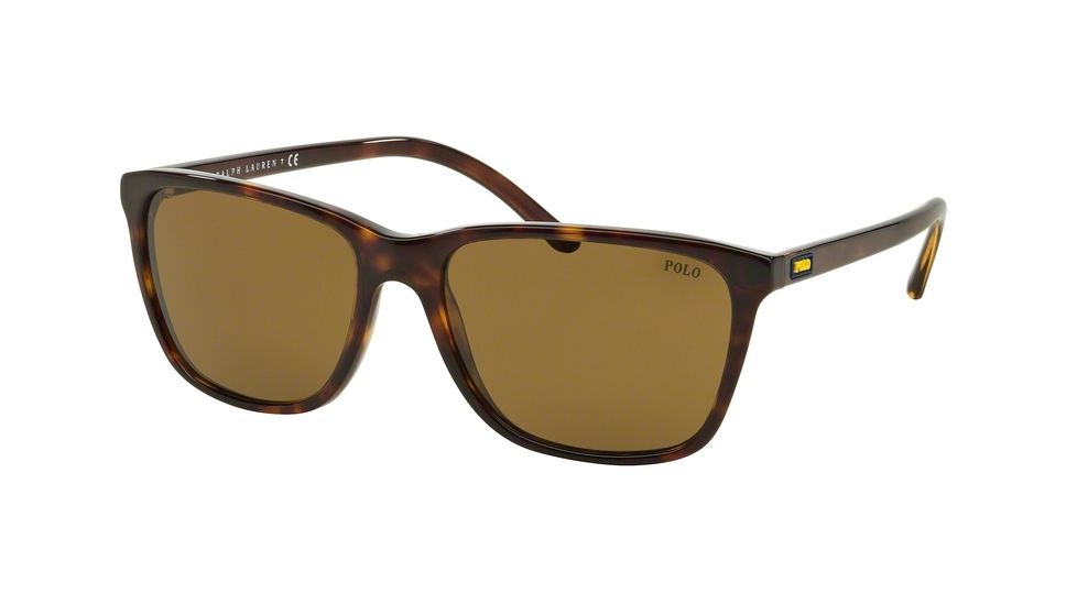 Polo PH4108 Progressive Prescription Sunglasses PH4108-500373-57 - Lens Diameter 57 mm, Frame Color Shiny Dark Havana