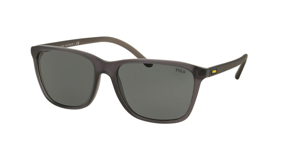 Polo PH4108 Progressive Prescription Sunglasses PH4108-532087-57 - Lens Diameter 57 mm, Frame Color Matte Cristal Grey