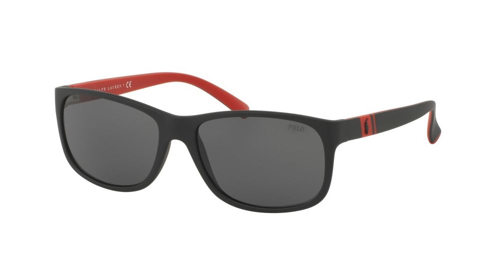 Polo PH4109 Progressive Prescription Sunglasses PH4109-524787-59 - Lens Diameter 59 mm, Frame Color Matte Black