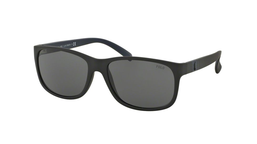 Polo PH4109 Progressive Prescription Sunglasses PH4109-528487-59 - Lens Diameter 59 mm, Frame Color Matte Black
