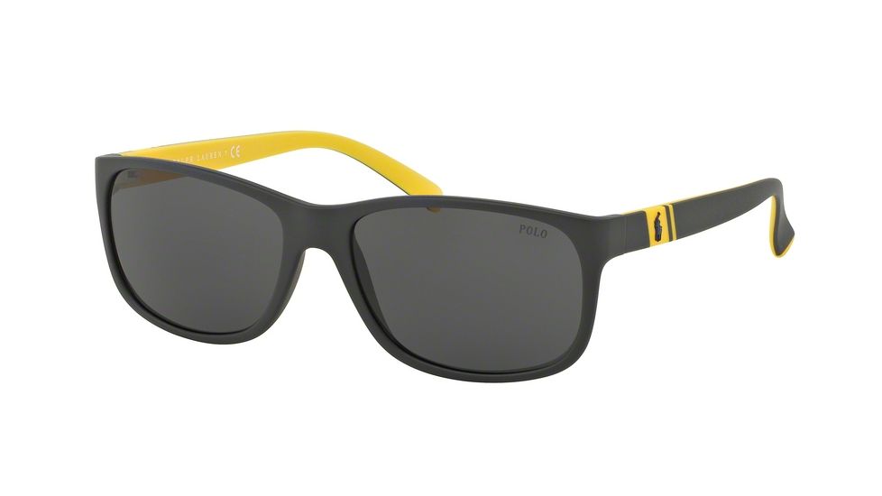 Polo PH4109 Progressive Prescription Sunglasses PH4109-558987-59 - Lens Diameter 59 mm, Frame Color Matte Grey