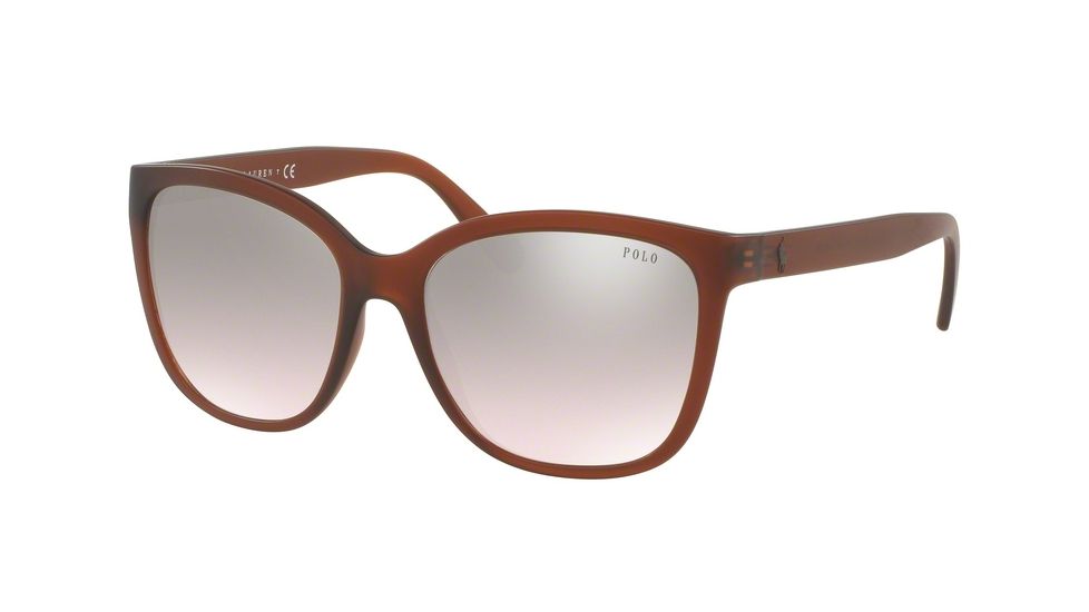 Polo PH4114 Bifocal Prescription Sunglasses PH4114-52338Z-55 - Lens Diameter 55 mm, Frame Color Matte Crystal Brown