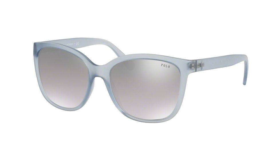 Polo PH4114 Bifocal Prescription Sunglasses PH4114-56106V-55 - Lens Diameter 55 mm, Frame Color Matte Crystal Blue