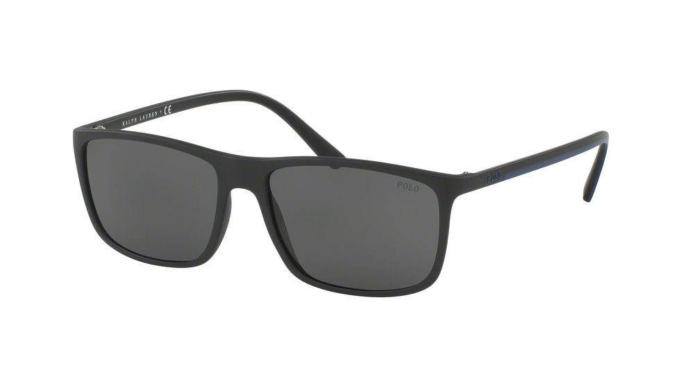 Polo PH4115 Bifocal Prescription Sunglasses PH4115-528487-57 - Lens Diameter 57 mm, Frame Color Matte Black