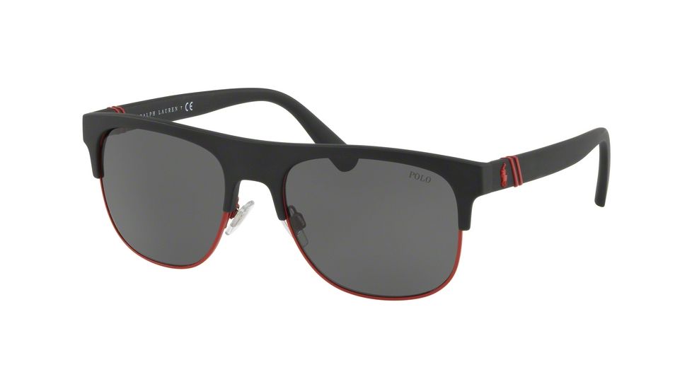 Polo PH4132 Prescription Sunglasses PH4132-528487-55 - Lens Diameter 55 mm, Frame Color Matte Black