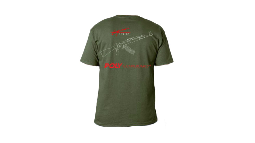 Poly Technologies Legend Chinese 7.62 AK47 Wire Rifle Tactical T-Shirt - Mens