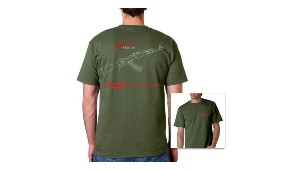 Poly Technologies Legend Chinese 7.62 AK47 Wire Rifle Tactical T-Shirt - Mens