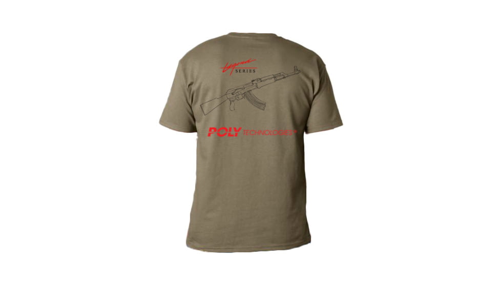 Poly Technologies Legend Chinese 7.62 AK47 Wire Rifle Tactical T-Shirt - Mens