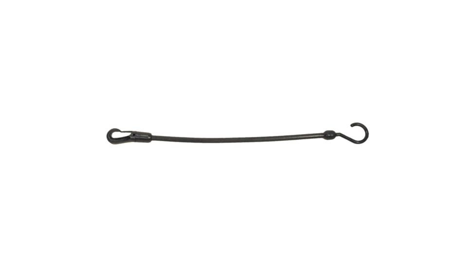 Polyflex Pc18Fe Polycord With Snap Hook - 18in, BLACK, 18in, PC18FE-BLACK
