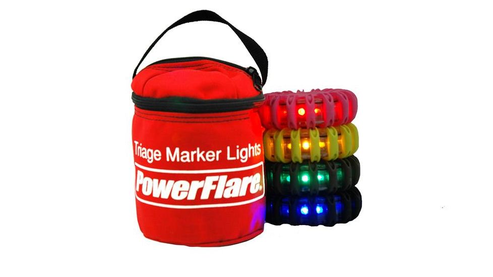 Powerflare 4-Pack PowerFlare Soft Pack, Magnetic, Assorted SP4M-TL