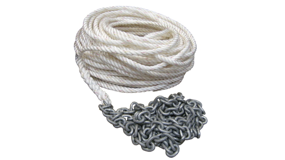 Powerwinch of 1/2" Rope 10' of 1/4" HT Chain Rode 150' 37424