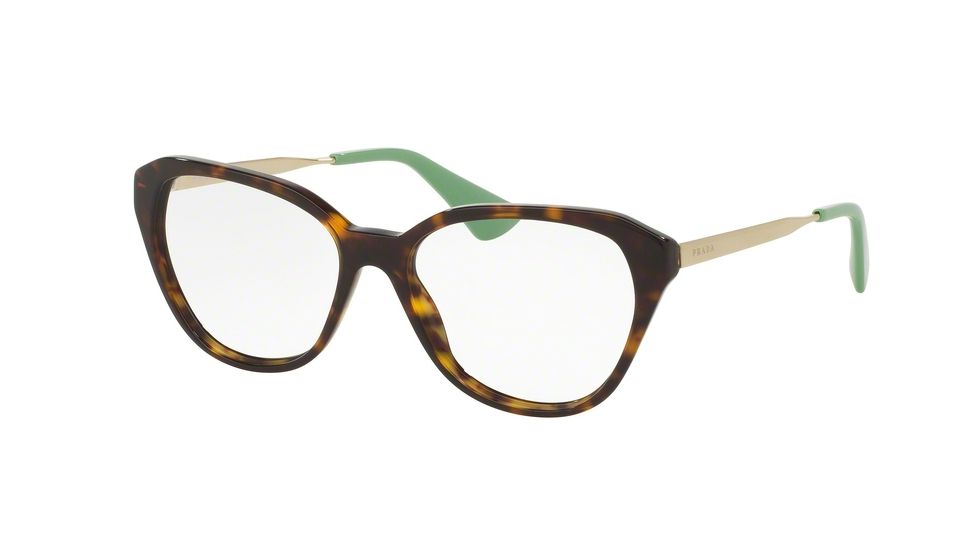 Prada CINEMA PR28SVF Eyeglass Frames 2AU1O1-54 - Havana Frame