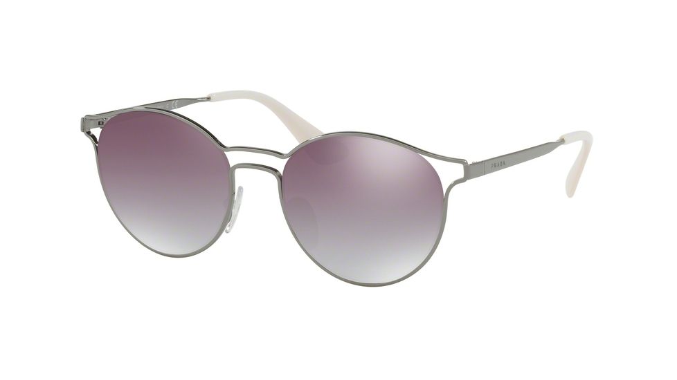 Prada CINEMA PR62SS Progressive Prescription Sunglasses PR62SS-5AV6T2-53 - Lens Diameter 53 mm, Frame Color Gunmetal