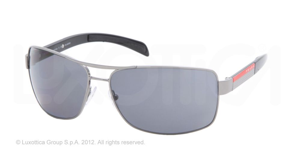 Prada PS54IS Bifocal Prescription Sunglasses PS54IS-5AV5Z1-65 - Lens Diameter 65 mm, Frame Color Gunmetal