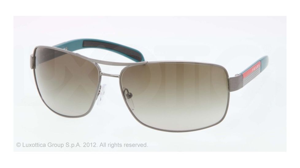 Prada PS54IS Bifocal Prescription Sunglasses PS54IS-75S4M1-65 - Lens Diameter 65 mm, Lens Diameter 65 mm, Frame Color Brushed Gunmetal