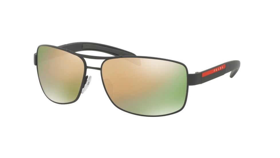 Prada PS54IS Bifocal Prescription Sunglasses PS54IS-TIG2D2-65 - Lens Diameter 65 mm, Frame Color Grey Rubber