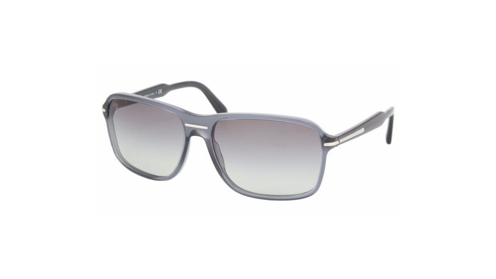 Prada PR02NS Progressive Sunglasses - Denim Gray Gradient Frame / 61 mm Prescription Lenses, PD63M1-6116