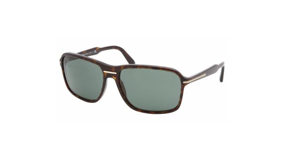Prada PR02NS Progressive Sunglasses - Havana Green Frame / 61 mm Prescription Lenses, 2AU3O1-6116