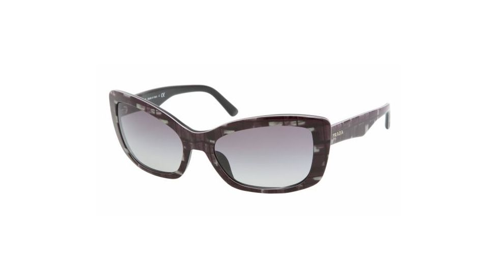 Prada PR03NS Progressive Sunglasses - Top Mimetic Gray/Black Frame / 57 mm Prescription Lenses, BF03M1-5718