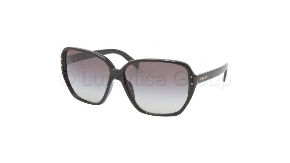 Prada PR16MS Bifocal Prescription Sunglasses PR16MS-1AB3M1-6013 - Lens Diameter 60 mm, Frame Color Gloss Black