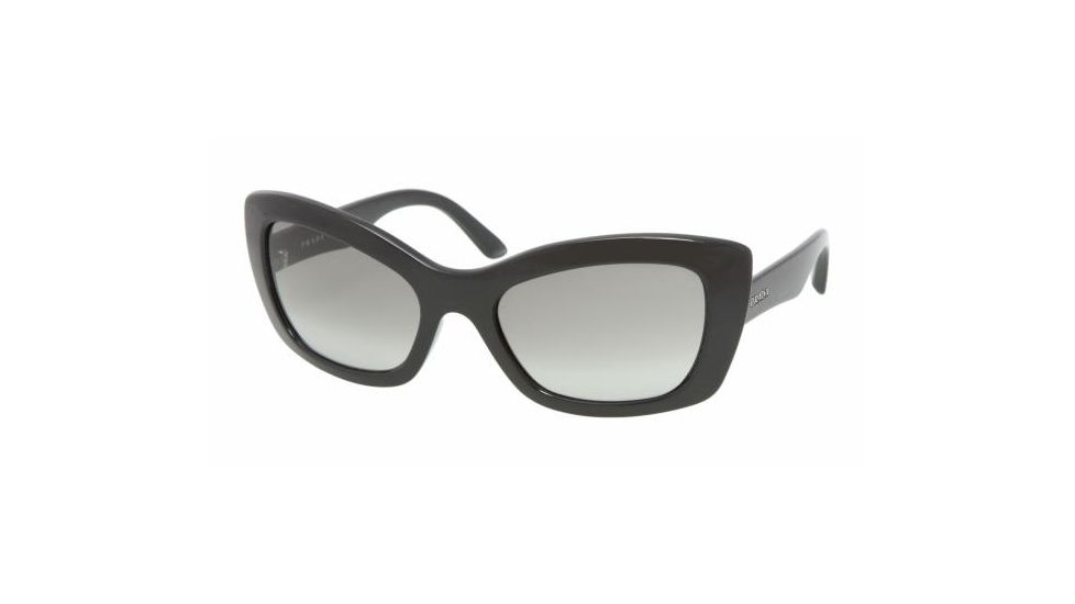 Prada PR19MS Progressive Prescription Sunglasses PR19MS-1AB3M1-5620 - Frame Color Black, Lens Diameter 56 mm