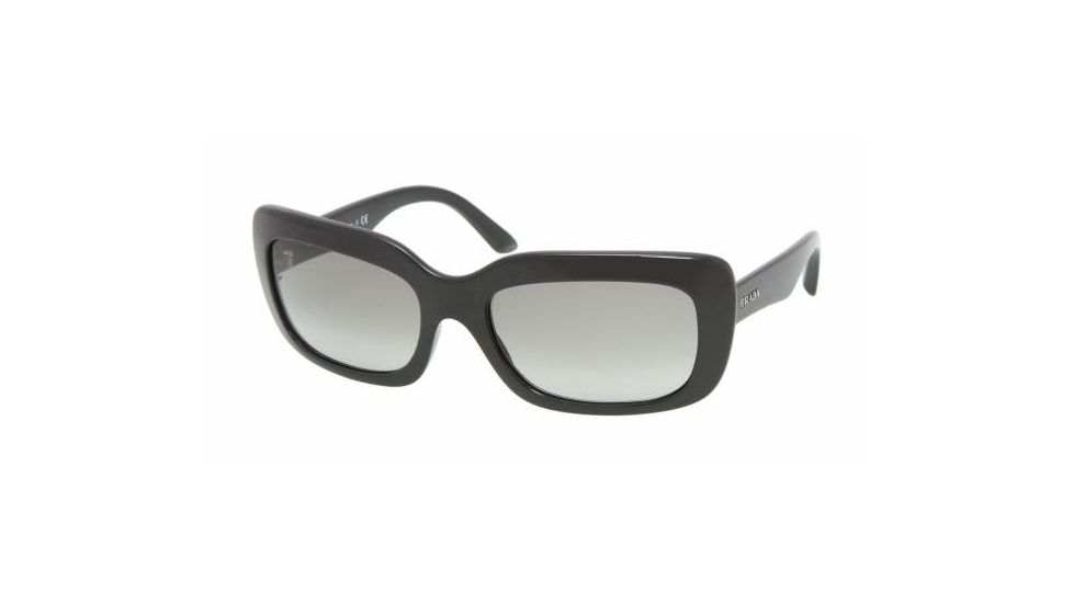 Prada PR23MS Bifocal Sunglasses - Gloss Black Gray Gradient Frame / 56 mm Prescription Lenses, 1AB3M1-5618