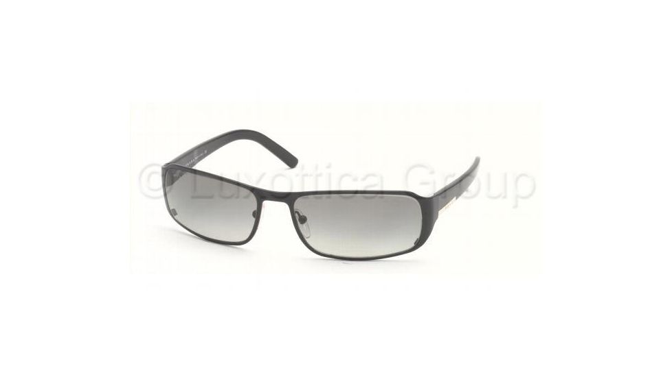 Prada PR52FS Bifocal Sunglasses - Matte Black Gray Gradient Frame / 60 mm Prescription Lenses, 1BO3M1-6017